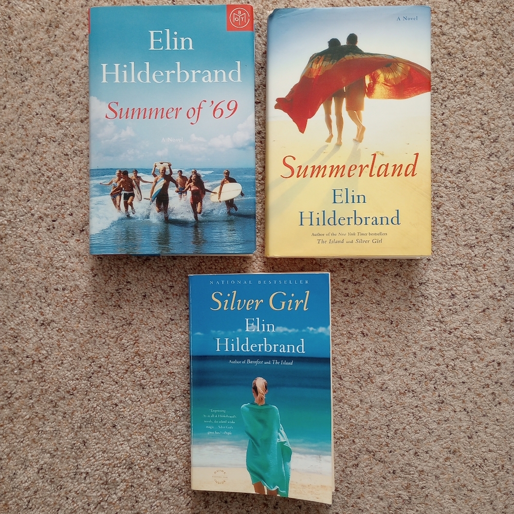Lot Of Summer Of '69 Summerland Silver Girl Elin Hilderbrand Books Bundle